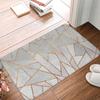 Purple Green Geometric Striped Nordic Style Anti-Slip Decorative Kitchen Bathroom Doormat Carpet Rug Indoor Home Floor Mat