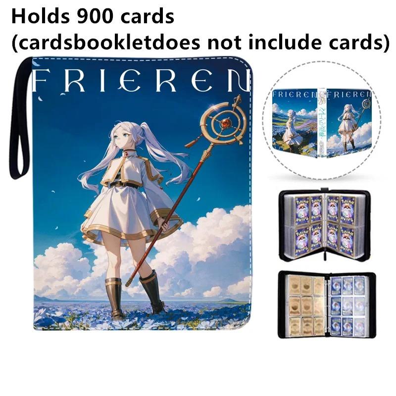Anime Frieren: Beyond Journey's End 400pcs/900pcs Card Album Book Collection Card Zipper Game Cards Binder Holder Kids Gifts