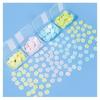 Set of 4 Disposable Soap Paper Portable Mini Soap Cute Petal Popular Cleaning Perfect Gift Disks, Disks, Shape, Supplies, Travel, Elderly, Kids,