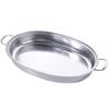 Stainless Steel Barbecue Grill Pan Deepened Fish Steamer Multipurpose Hot Pot  Commercial