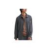 UNIQLO Solid Color Single-Breasted Loose Long Sleeve Shirt Unisex shirts Light-Gray 460691-05