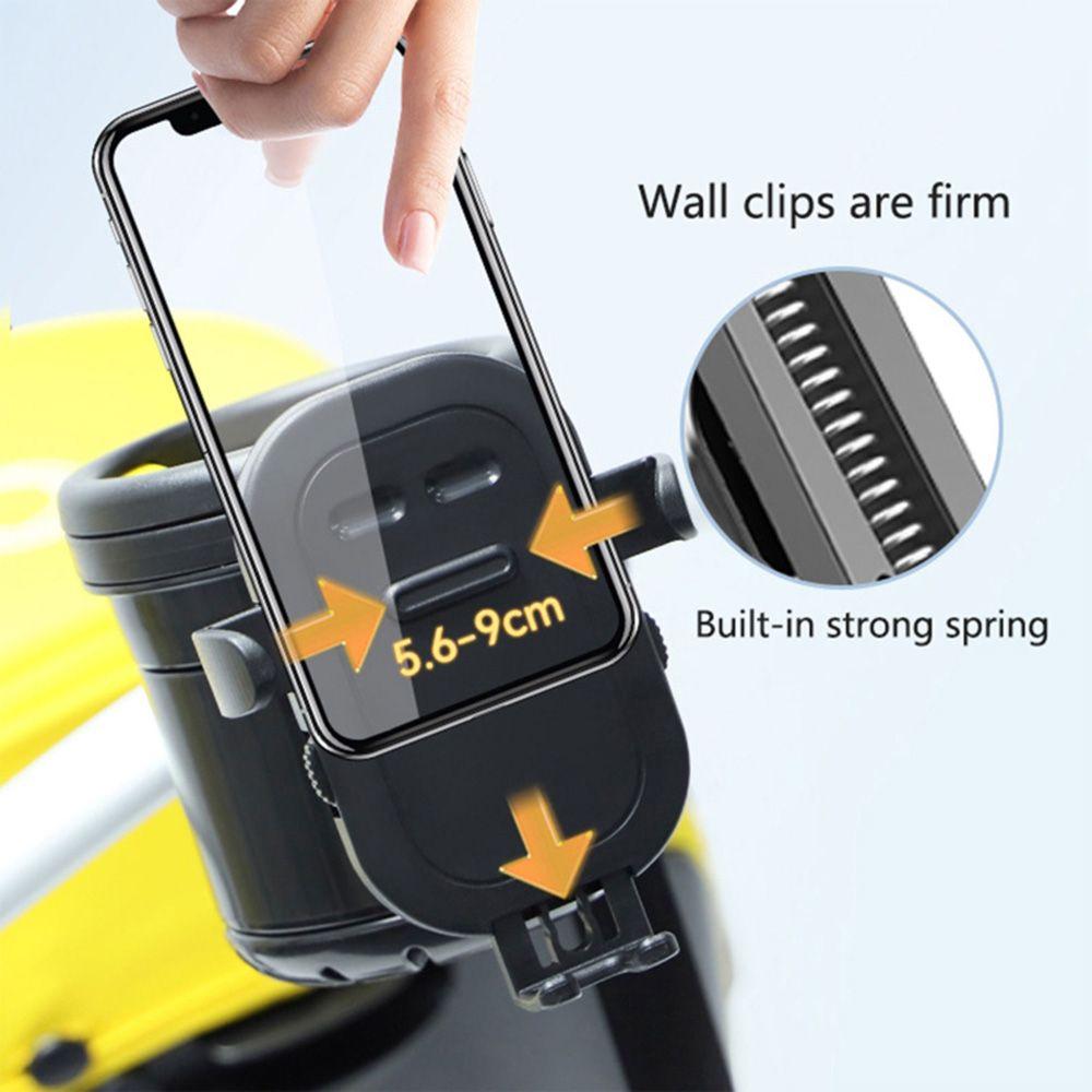 360° Rotating Buggy Bottle Holder Mobile Phone Holder Stroller Cup Holder Baby Stroller Accessories