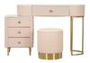 Bed Desk Sharon Pink With Stool Cm 120X40X75 (Stool Size Ø36X39)