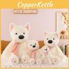 Highland White West Terrier With Scarf Plush Toy Stuffed Animal Doll Gift Kids