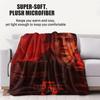 S-Stranger T-Things Pattern Blanket Hot Horror TV Series Soft Warm Plush Throw Sofa Bed Cover Portable Lightweight Nap Blanket