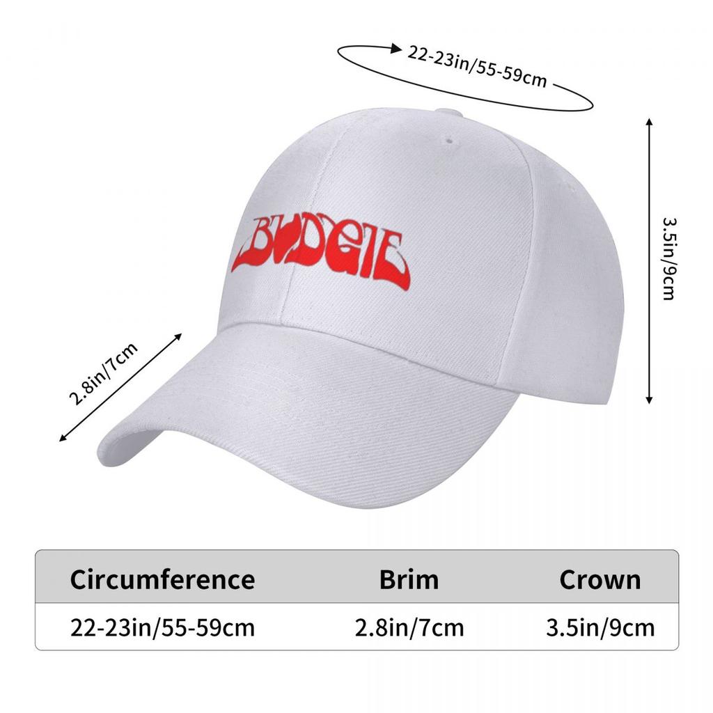 Budgie Band Baseball Cap Derby Hat Rugby Hat Female Unisex'S