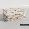 Large Capacity Household Clothes Organizer Dustproof Waterproof Transparent Quilt Bag New Printed Three-Dimensional Storage Bag