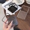 Fashion Translucent Matte PC Ultra Thin Case for Samsung Galaxy Z Flip 7 FE 6 5 4 3 Flip7 Flip6 Shockproof Clear Slim Hard Cover