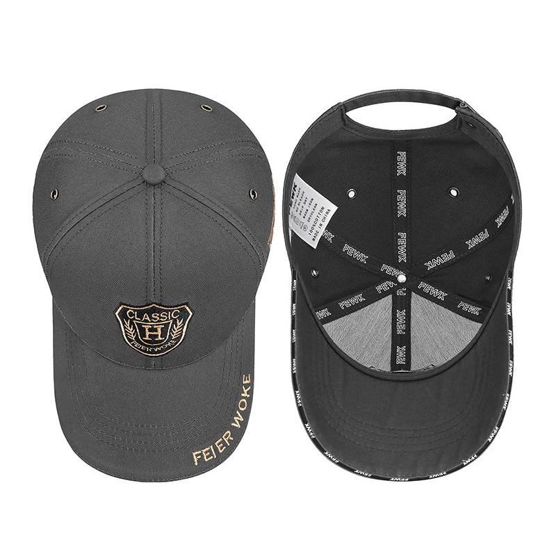 Spring Autumn Embroidered Baseball Cap for Men Women Sun Hat