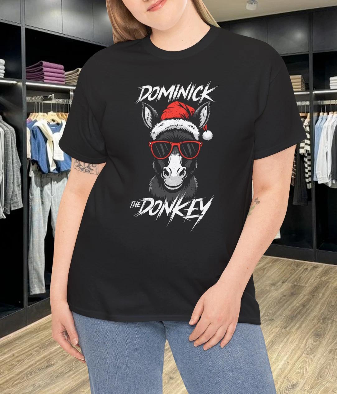 

Funny Dominick The Donkey Tee Cotton Unisex T-Shirt XL