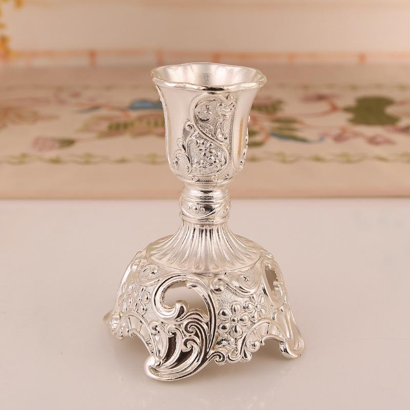 Edelsteinblume einseitiger Kerzen-Dinner-Kerzenhalter Ornament neu romantisch luxuriöser Hochzeitskerzenhalter