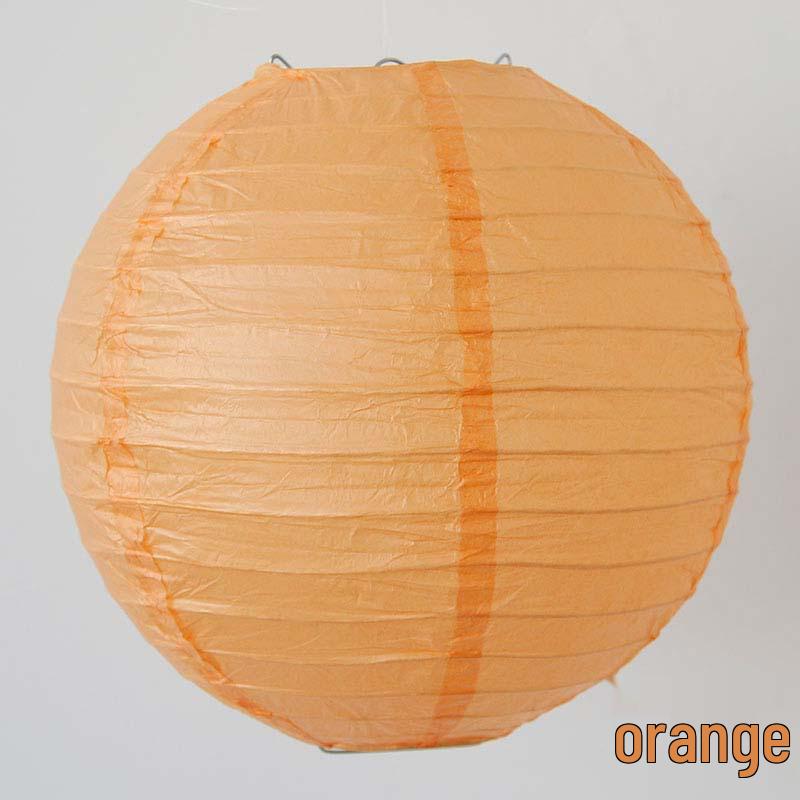 Colorful Handmade Paper Lanterns for Mid-Autumn Festival - Red DIY Round Lanterns for Shopping Mall Decoration