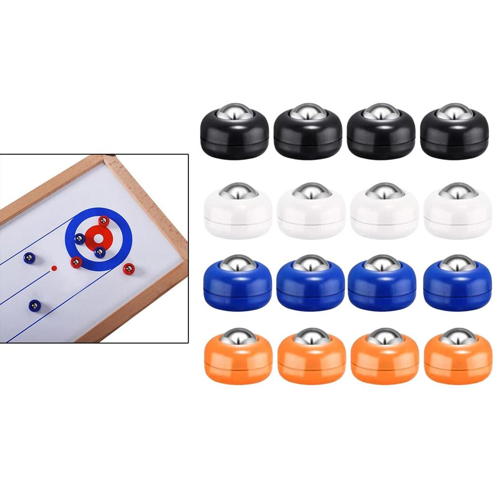 16x Shuffleboard Pucks Indoor Games Diameter 25mm Table for