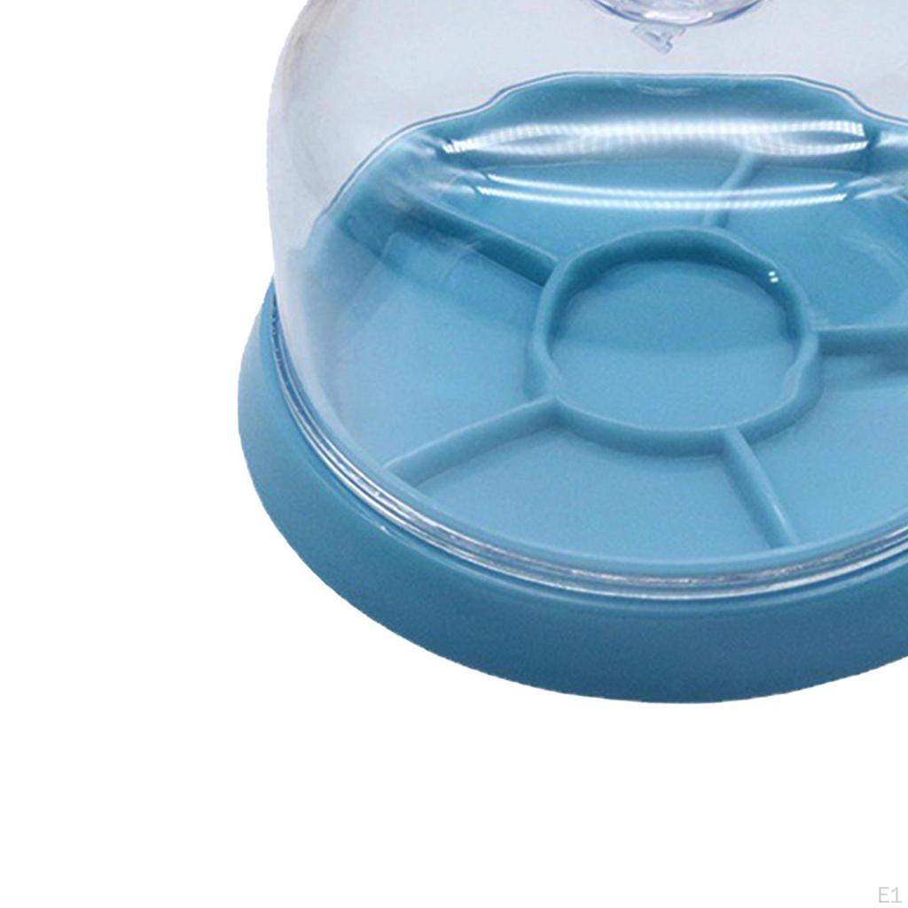 Watch Movement Dust Cover Tray Screws Accessories Dustsheet Clear Beads 6 Storage Compartments