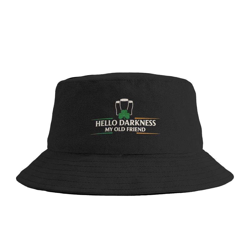 Ciao Oscurità Mia Vecchia Amica Cappello a Secchiello Cappelli da Pescatore da Esterno Per Uomo Donna Classici Cappelli da Sole da Pesca Personalità Personalizzato Fai da Te Cappello