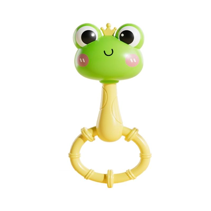 Cartoon Shaking Rattle Toy For Infants 6 and Over Months Sensory Stimulation Teething Shake Bell Toy Safe Education Toy