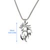 Collier Dragon Flamme Lumineuse Personnalité Punk Lumineux Pendentif Lumineux Brille dans le Noir Chaîne de Pull Collier Lumineux Bijoux Hiphop