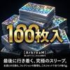 Holographic Trading Card 2 Instax Perfect for Fan Sparkling Decoration [ArkreaM] Sleeves, 100-Piece Set, Designs, Size, Activities, (Heart & Star)