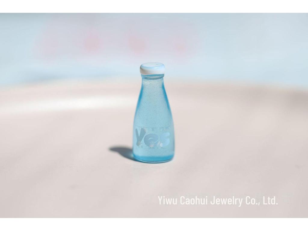 3D Transparent Beverage Bottle DIY Resin Ornament