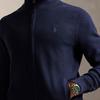 Polo Ralph Lauren Gerippter Strickpullover mit halbem Reißverschluss Herren Tops Dunkelblau MNPOSWE16821822-410