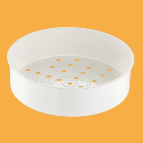 Two Plastic Steaming Racks and Baskets, Universal Design for Uniform Cooking, Multifunctional, Compact Size, Compatible with 2L Smart Rice Cookers