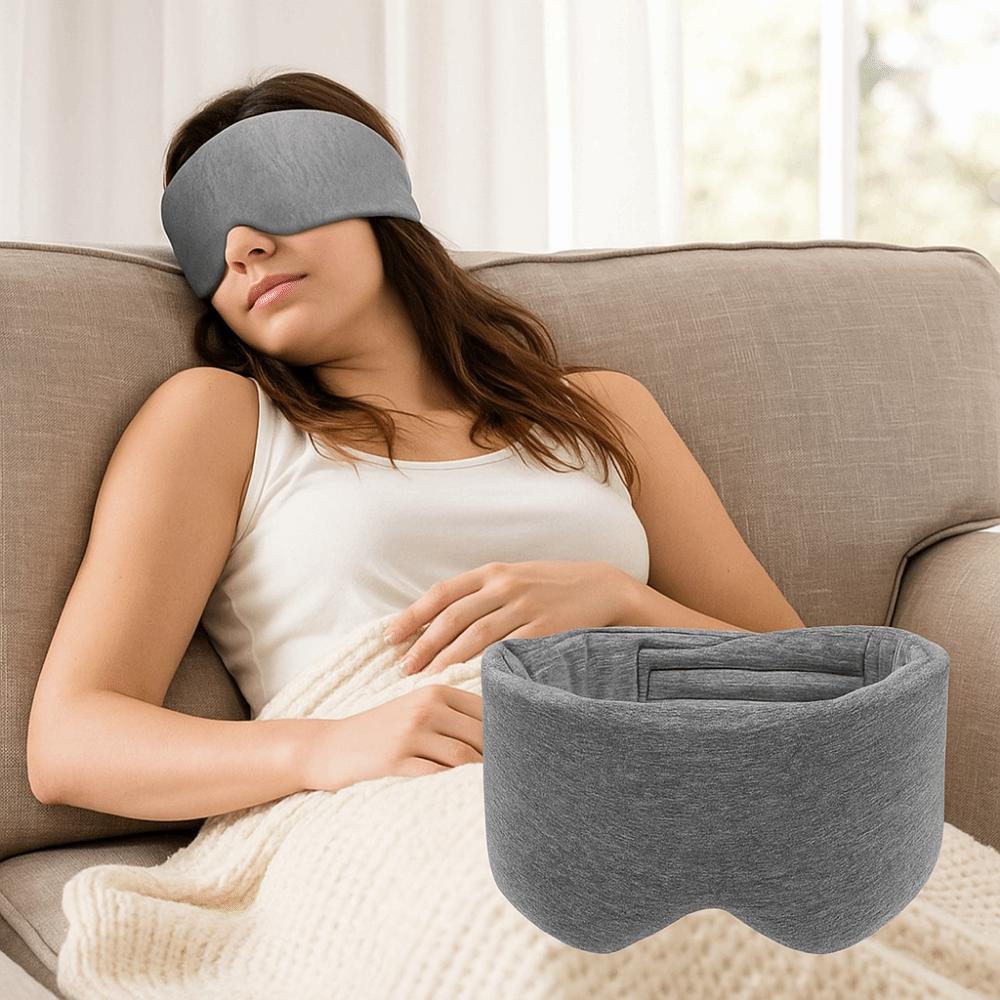 Cotton Material Sleep Eye Mask Full Cover Design Eye Shade Blindfold Blindfold Eye Cover  Rest Time