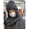 New Wool Knitted Scarf for Women in Winter Korean Fashion  Versatile  Warm Student Scarf Skin Friendly and Soft