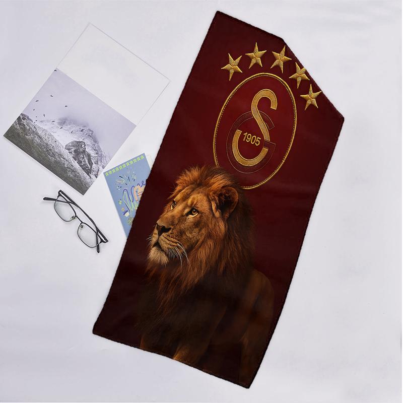 Galatasaray Fashion Beach Towel: Ideal for Summer Adventures Soft, absorbent and quick drying suitable for swimming and bathing