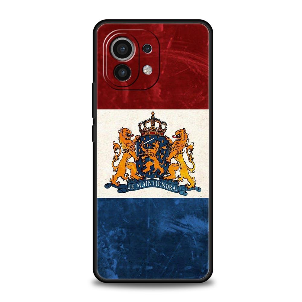 Phone Case For Xiaomi Mi 15 14 13 12 11 Lite 14T 13T 12T 11T Pro Poco X7 X6 X5 X3 Pro F6 F5 F4 Cover Dutch Flag