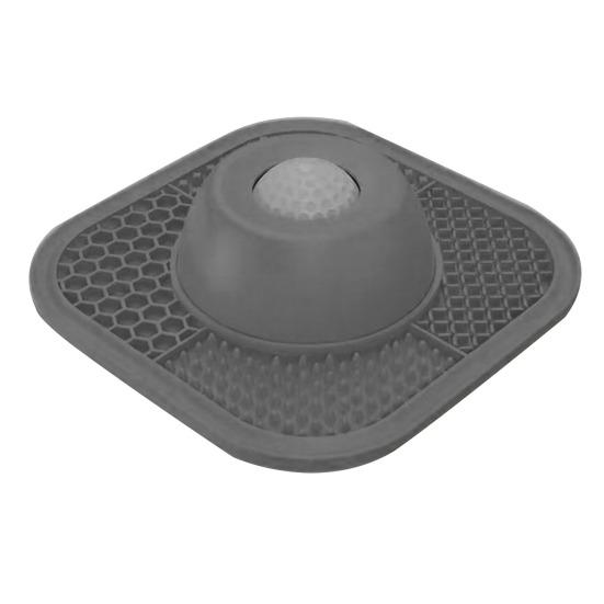 

Slow Feeder Dog Bowl for Liquid Treat, Dog Bowl with Licking Ball, Dog Lick Bowl for Safe Eating, Bone Broth, Yogurt, Wet Dog Food серый