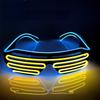 Modalità Tende Bicolore Occhiali Giocattolo Lampeggianti Illuminazione Luminosa Colorati Scintillanti DJ Classici Giocattoli per Feste Danzanti di Carnevale Bar