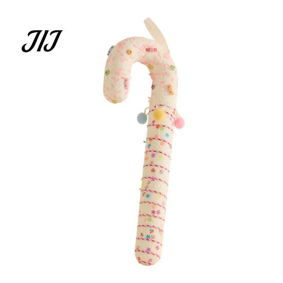 Striped Cane Ornaments Christmas Foam Ornament, Large Candy Lollipop Gingerbread Gift Box Man Pendant Set Hanging Decoration for Xmas Tree,