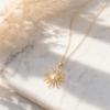 Yousheng Gold Plated Sun Necklace for Women, Sun Moon Pendant Necklace, Jewelry Gifts for Teens Girls, Friends