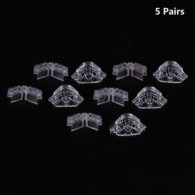 

5 пар прозрачных угловых протекторов, невидимый оптический волоконный патч-корд, специальное устройство для внутренних углов для домашнего использования United States