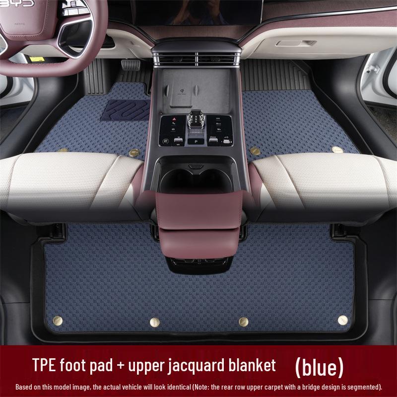 Volkswagen Tayron 21-24 Eco-Friendly 3D High-Edge TPE Floor Mats