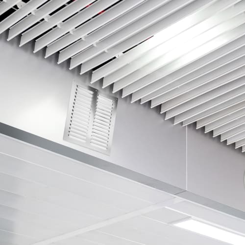 NUOLUX Air Vent Cover, Stainless Steel Ventilation Grille, Exhaust Vent Louver Grille Cover, Silver