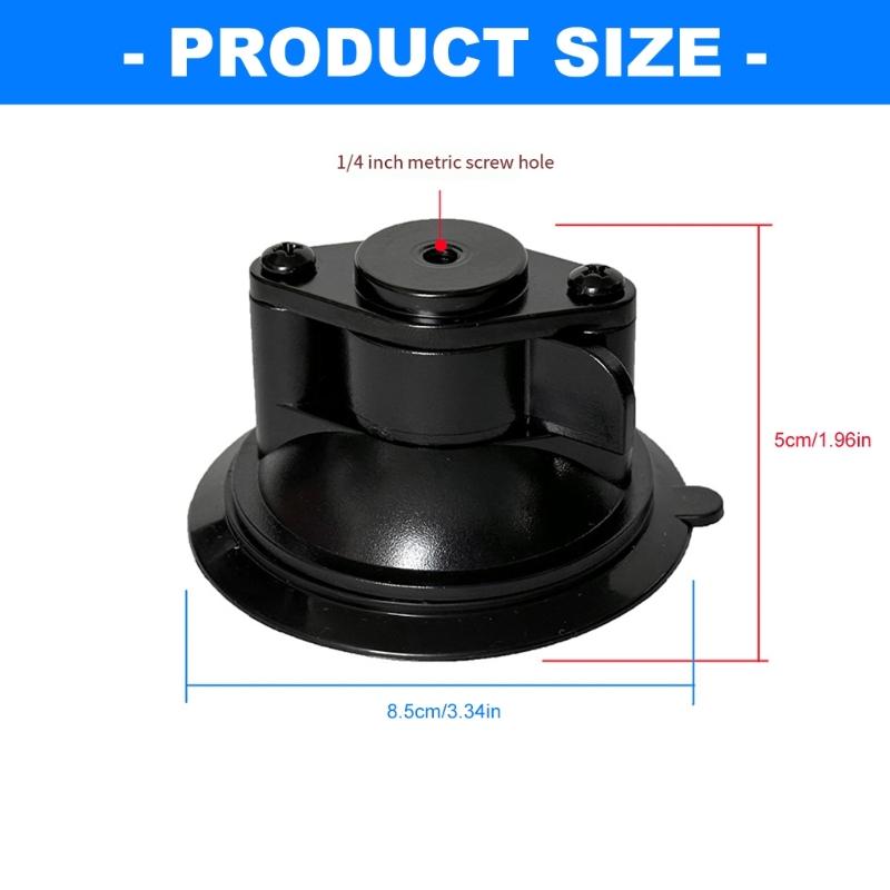 Adjustable Car Suction Cup Base Camera Phone Holder With Powerful Vacuum Cup For Stable Recording