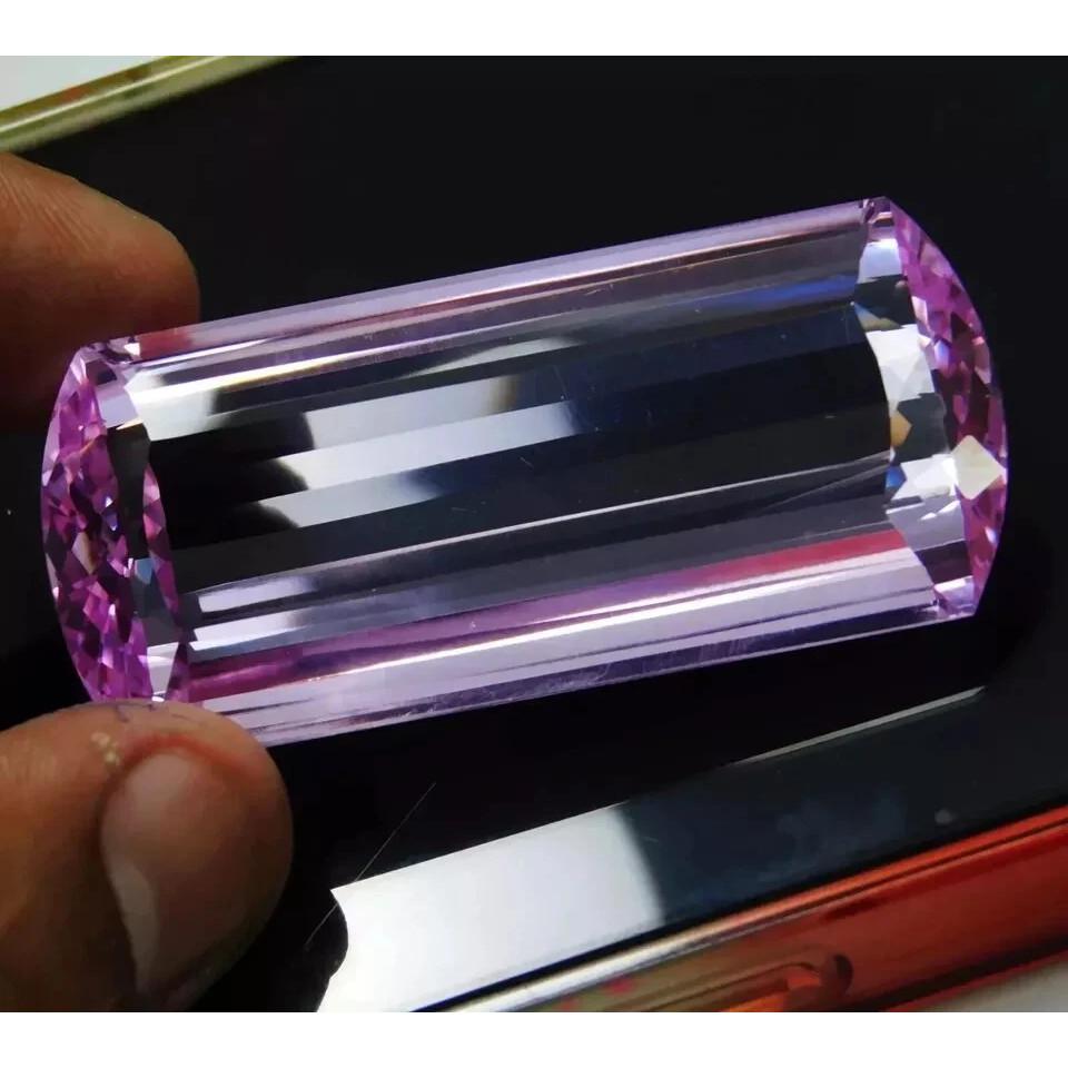 Pink Brazilian Topaz Fancy Cushion Cut 115-117 Ct VVS Certified Loose Gemstone