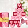 Pack of 18 DIY Customizable Popup Gift Boxes Perfect for Birthday Valentine's Day Parties Feature Quick Assembly Design