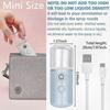 Portable Mini Facial Mister for Spraying, Featuring USB Charging Port and Nano Spray Technology