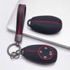 Key Fob Cover for Leapmotor T03 S01 C11 C01 with Keychain Anti-Scratch Shockproof Protective Shell Holder with Honeycomb Texture Shockproof Structure