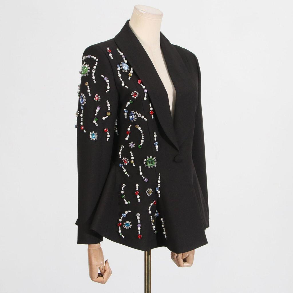 2025 European & American Slim Fit Autumn Women's Suit Jacket - Chic & Commuter Style