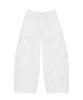CLO'ET Curve Line Cargo Pants + White