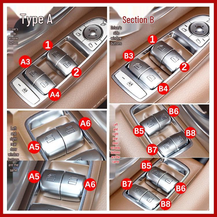 Mercedes-Benz W213 E-Class Window Lift Switch Button 2139054803