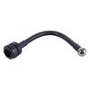Aluminum Ball Adapter Extension Hose Multiple Position Adjustable Suitable For Mobile Phone Car Vent Suction Cup Mounts