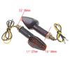 1 Pair Universal 12V Motorcycle LED Turn Signal Indicator Lights Blinker Lamp for Motorbike Scooter Quad Dirt Bike