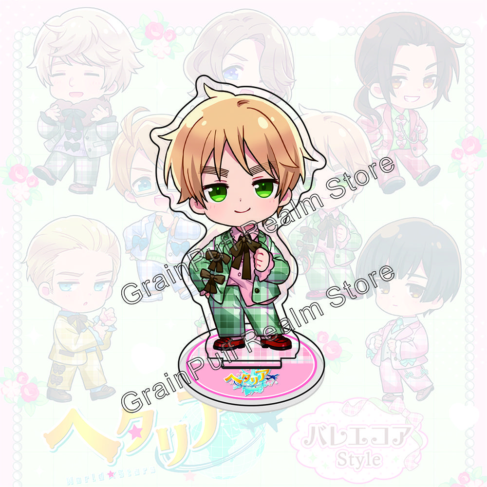 

Hetalia WorldStars Acrylic Standee Balletcore Style Anime Figure, Cute Ballet-Inspired Costume, Desk Display Collectible Gift 10 cm