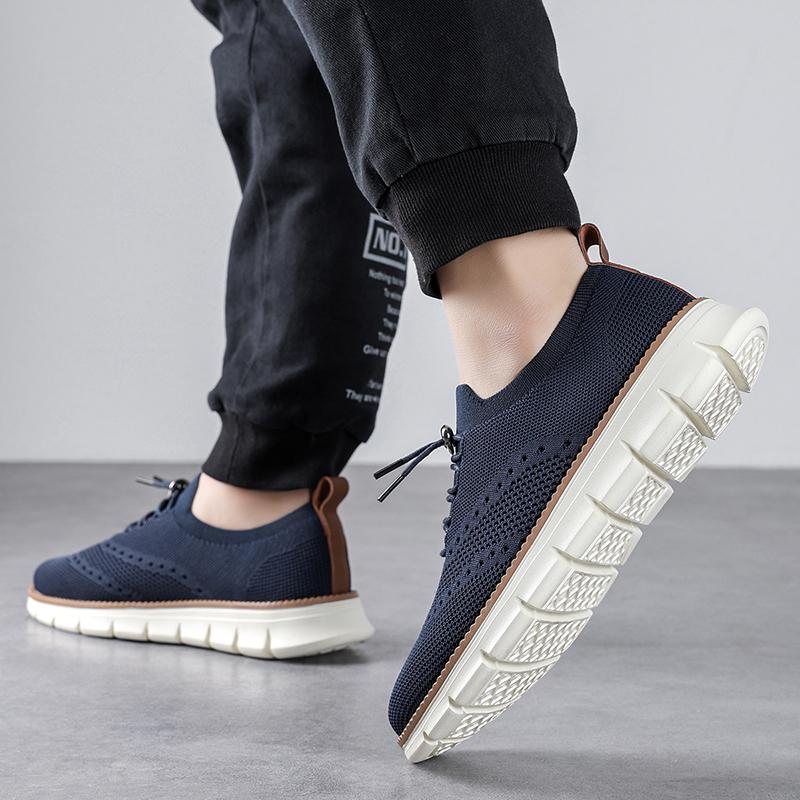 Men's Running Shoes Breathable Man Sports Sneakers Lace Up Comfort Casual Walking Shoes Athletic Training Footwear