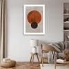 Canvas Print, Circles and Lines In Boho Style