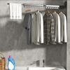 Wall Mounted Clothes Drying Rack Laundry Drying Rack for Laundry Space Saver Clothes Rack Retractable Dryer Racks Black